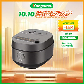 Mua Nồi cơm điện cao tần Kangaroo model KG18RIH2  dung tích 1.8L  công suất 1300W  công nghệ gia nhiệt IH  cho nhiệt tỏa đều  nhanh  - Hàng chính hãng