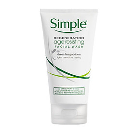 Sữa rửa mặt chống lão hoá Simple Regeneration Age Resisting Facial Wash 150ml