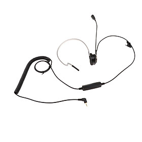 2.5mm Jack Corded Call Center Headphone Headset with Noise Cancelling Mic