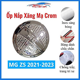 Ốp nắp xăng MG ZS 2021-2022-2023 mạ crom bảo vệ chống trầy trang trí ô tô