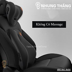 Gối Tựa Đầu,Tựa Lưng Trên Ô tô - Chế Độ Massage - Chống Đau Mỏi Cổ , Lưng ,Vai ,Gáy - Cảm Giác Dễ Chịu Khi Lái Xe - Có Video