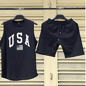 SET ĐỒ BỘ THUN LẠNH NAM VẢI CO GIÃN TỐT (USA)