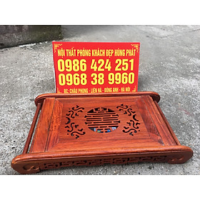 Mua Khay trà vòm gỗ hương cao cấp