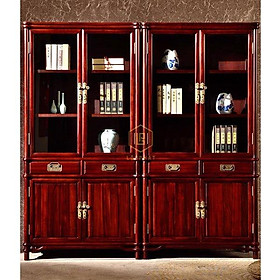 Mua Tủ sách gỗ cẩm lai cao cấp -TU028