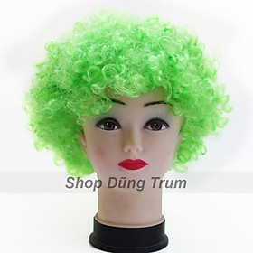 Tóc giả hóa trang chú hề hài hước đủ màu sắc