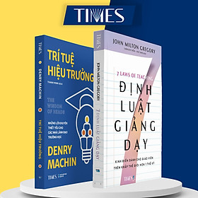 Bộ Sách LÀM THẦY KIẾN THỨC CHO MỌI NHÀ TRƯỜNG - 2 CUỐN: 7 ĐỊNH LUẬT GIẢNG DẠY và TRÍ TUỆ HIỆU TRƯỞNG