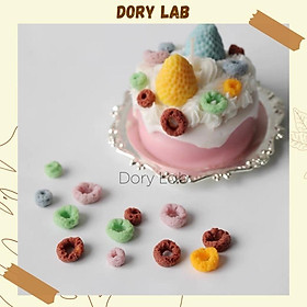 Nến Thơm Bánh Sinh Nhật Topping Ngũ Sắc Handmade - Dory Lab