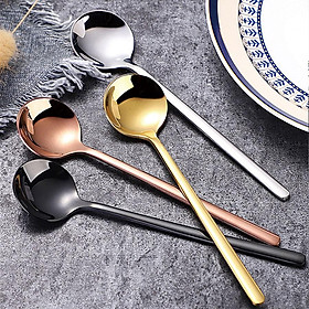 Mua Thìa Cafe - Muỗng Cafe Cao Cấp  Hai Màu VàngTrắng Sang Trọng Trang Trí Bàn Ăn  Decor - Loại Dài 17cm