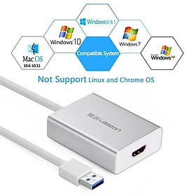  Cáp chuyển đổi USB 3.0 sang HDMI Ugreen 40229 - Hàng chính hãng