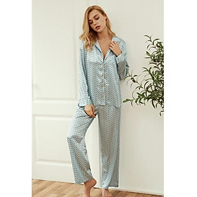 Bộ Pijama lụa cao cấp Quảng Châu nhiều màu lựa chọn, chất vải lì mướt tay, mặc nhẹ tênh, cảm giác mát lạnh, size M,L,XL. Hàng bao đẹp