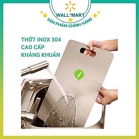 Mua Thớt inox 304 cao cấp 2 mặt kháng khuẩn WALLMART WM61