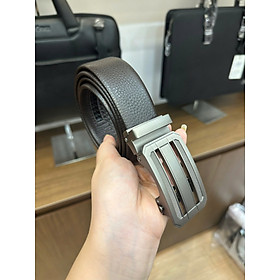 Dây Lưng Nam Thắt Lưng Da Chính Hãng GENCE LG52 Chất Liệu Da Bò Cao Cấp Màu Nâu