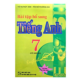 Bài Tập Bổ Sung Tiếng Anh 7 (Có Đáp Án)