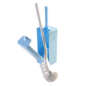 Chổi cọ vệ sinh Toilet có hộp đựng tiện lợi - Hàng nội địa Nhật