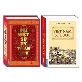 Hình ảnh Sách - Combo Đại việt sử ký toàn thư và Việt Nam sử lược (bìa cứng)