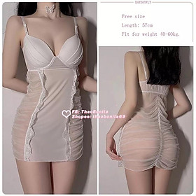 Váy ngủ thiết kế viền hở siêu xinh gợi cảm T432
