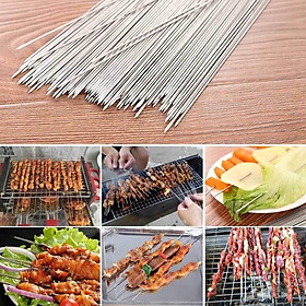 Mua 10 que xuyên nướng thịt thép không ghỉ chịu nhiệt độ cao