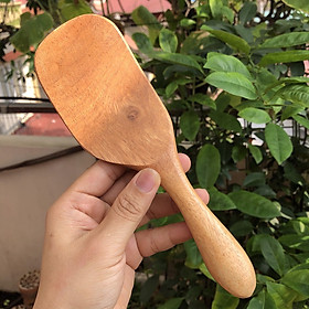 Mua Muôi xới cơm cán tròn bằng gỗ tự nhiên (Đủ kiểu) Chịu nhiệt độ cao - bền đẹp - An toàn cho sức khỏe