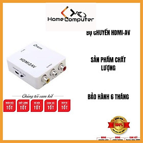 Hình ảnh Bộ Chuyển Đổi HDMI ra AV Truyền Tín Hiệu Tốc Độ Cao - Tặng Kèm Dây Nguồn Xịn