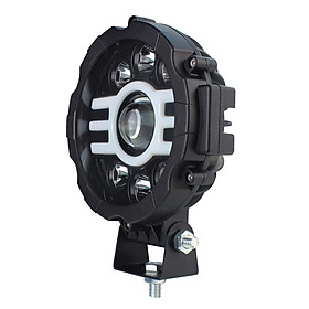 1PCS 7in Round Exterior LED Projector Headlight H-Type 6 Beads Super Bright Headlamp Replacement for Jeep Wrangler JK