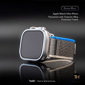 Mua Dán cường lực màn hình HODA dành cho Apple Watch Ultra 49mm Chống Chói + Viền Bảo Vệ Titanium - Hàng nhập khẩu