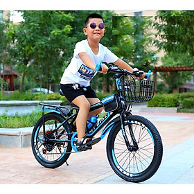 Hình ảnh xe đạp thể thao 24 inh cho bé trai (9-15 tuổi) TẶNG KÈM GIỎ VÀ GÁCBAGA