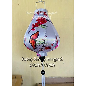 Đèn lồng tỏi ngược và kim cương ngược chất liệu phi 3d