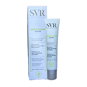 Kem Làm Giảm Mụn Và Loại Bỏ Dầu Cho Da SVR Sebiaclear Active Tuýp 40ml - SAC