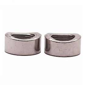 2x2 Pieces Stainless Steel  Sensor Exhaust Bung Nut M18x1.5mm Threads