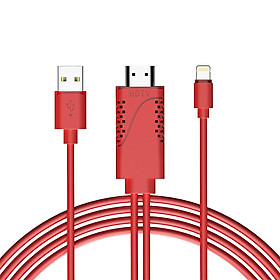 Dây Cáp Chuyển Đổi Lightning Sang HDMI 1080P Cho iPhone X/8/ 7/iPad/iPod Touch