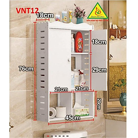 TỦ NHÀ TẮM CHỐNG THẤM NƯỚC VNT21 - NỘI THẤT LẮP RÁP