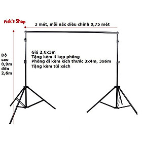 Mua Bộ giá treo phông 2 6x3m