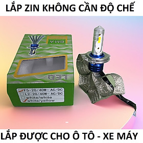 Mua Khám Phá Đèn Pha Ô Tô Xe Máy BMA F5: Cos Vàng & Pha Trắng Siêu Sáng - Lăp Như Zin Không Cần Độ Chế