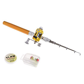 Mini Telescopic Pocket Fish Pen Fishing Rod & Reel Combo Accessories