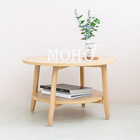 Bàn Sofa - Bàn Cafe - Bàn Trà Tròn Gỗ Sồi MOHO OSLO 901