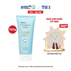 Kem chống nắng body Skin Aqua mát lạnh dùng hàng ngày Sunplay Skin Aqua UV Body Cooling Lotion SPF 50+ PA++++ 150g