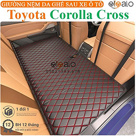 Giường đệm nệm da xe ô tô Toyota Corolla Cross da PU cao cấp
