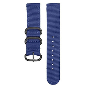 Nylon Watch Band Strap with Stainless Steel Buckle 24mm