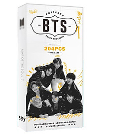 Poscard BTS concept 4 Map of the Soul 7' tặng vòng tay may mắn