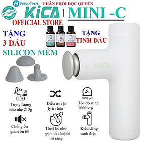 MUA 1 ĐƯỢC 5 - Máy Massage Cầm Tay KICA MINI C, Súng Mát Xa Mini Thư Giãn Cơ Bắp Làm Giảm Đau Nhức Toàn Thân, Pin 1300mAh Với Thiết Kế Nhỏ Gọn Tốc Độ Đánh Lên Đến Hơn 3000 Vòng/Phút Dễ Dàng Đáp Ứng Đủ Nhu Cầu Của Bạn