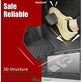 Thảm lót sàn ô tô (sd4) 1 lớp cao cấp dành cho xe Honda HRV 2023+ (sd4) nhãn hiệu Macsim chất liệu TPE màu đen