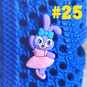 Sticker Jibbitz Phụ Kiện Nhựa Trang Trí, Gắn DÉP TỔ ONG Đa Mẫu, Đa Sắc Màu ‘’SIÊU CHẤT