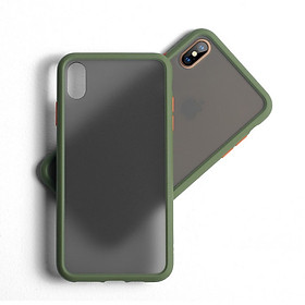 Ốp Chống Sốc Viền Màu Nắp Lưng Mờ Có đủ cho các dòng máy IP 6/6s/6 PLus/6s Plus/7 Plus/8 Plus/X/Xs/Xs Max và đặt biệt hơn có cả ốp cho iPhone 11 Pro Max vừa ôm khít, chống sốc mà lại không làm trày xước viền máy - hàng nhập khẩu