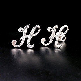 Bộ trang sức bạc chữ H - Trang sức bạc nữ Panmila [BTS-chuH