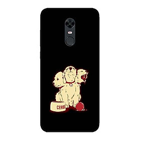 Hình ảnh Ốp Lưng in cho Xiaomi Redmi 5 Plus Mẫu Chú Cún Ba Đầu - Hàng Chính Hãng