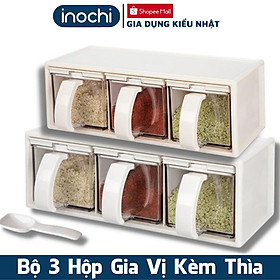 Mua Bộ đựng gia vị nhà bếp cao cấp inochi 3 món yoko