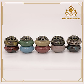 Mua Lư sứ xông trầm cao cấp - Đốt nhang nụ - Nhang vòng