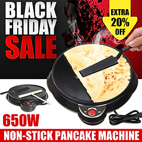 Electric Non-stick Cooker Pancake Making Machine Kitchen Cooking Pan SET 650W