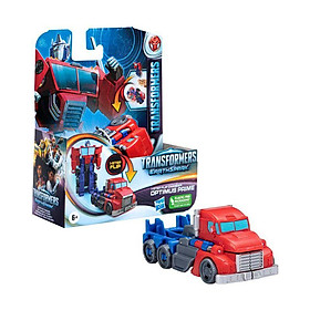 Đồ Chơi TRANSFORMERS Mô Hình Earthspark Optimus Biến Hình Thần Tốc 1 Bước