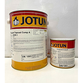 Mua Sơn Epoxy Jotun Penguard Topcoat base 2 màu xám - Grey 0038 _5L/bộ